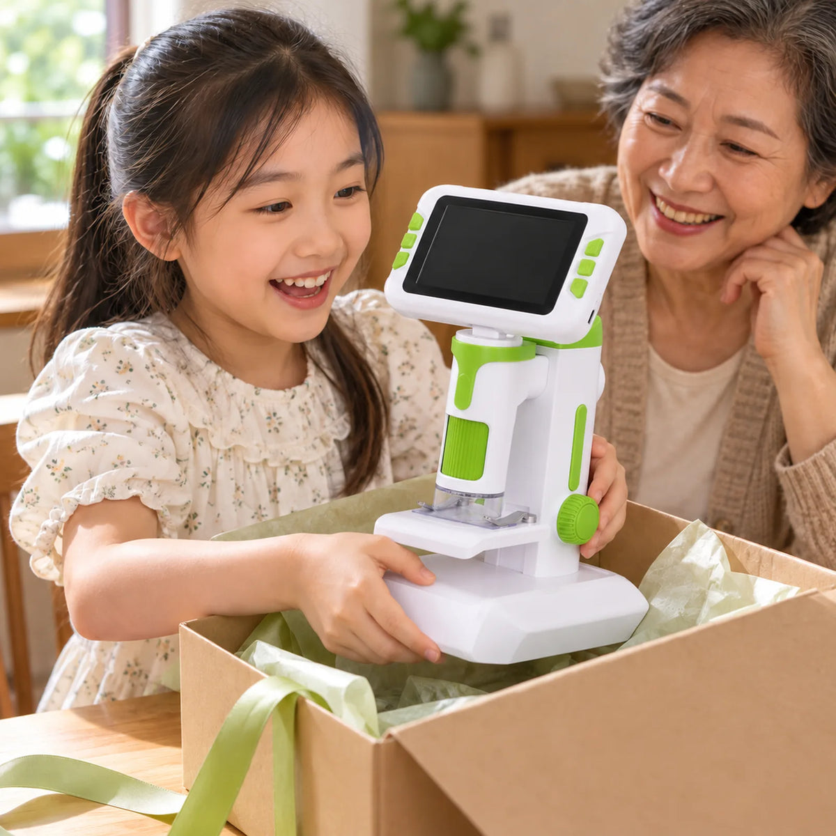 Opening the microscope as a gift