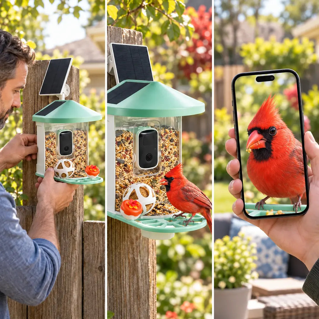 The bird feeder that sends photos