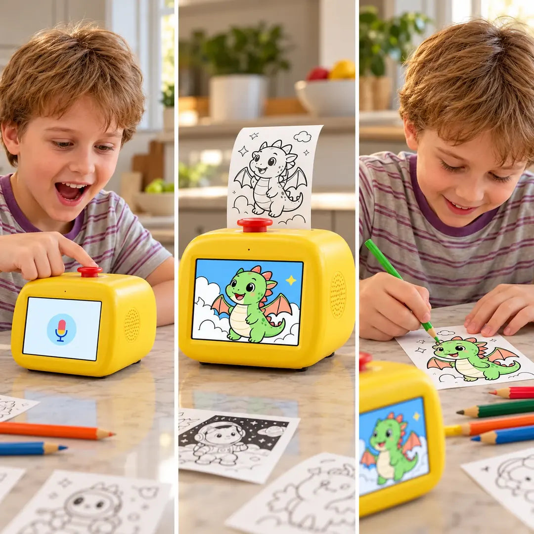 The sticker printer you talk to